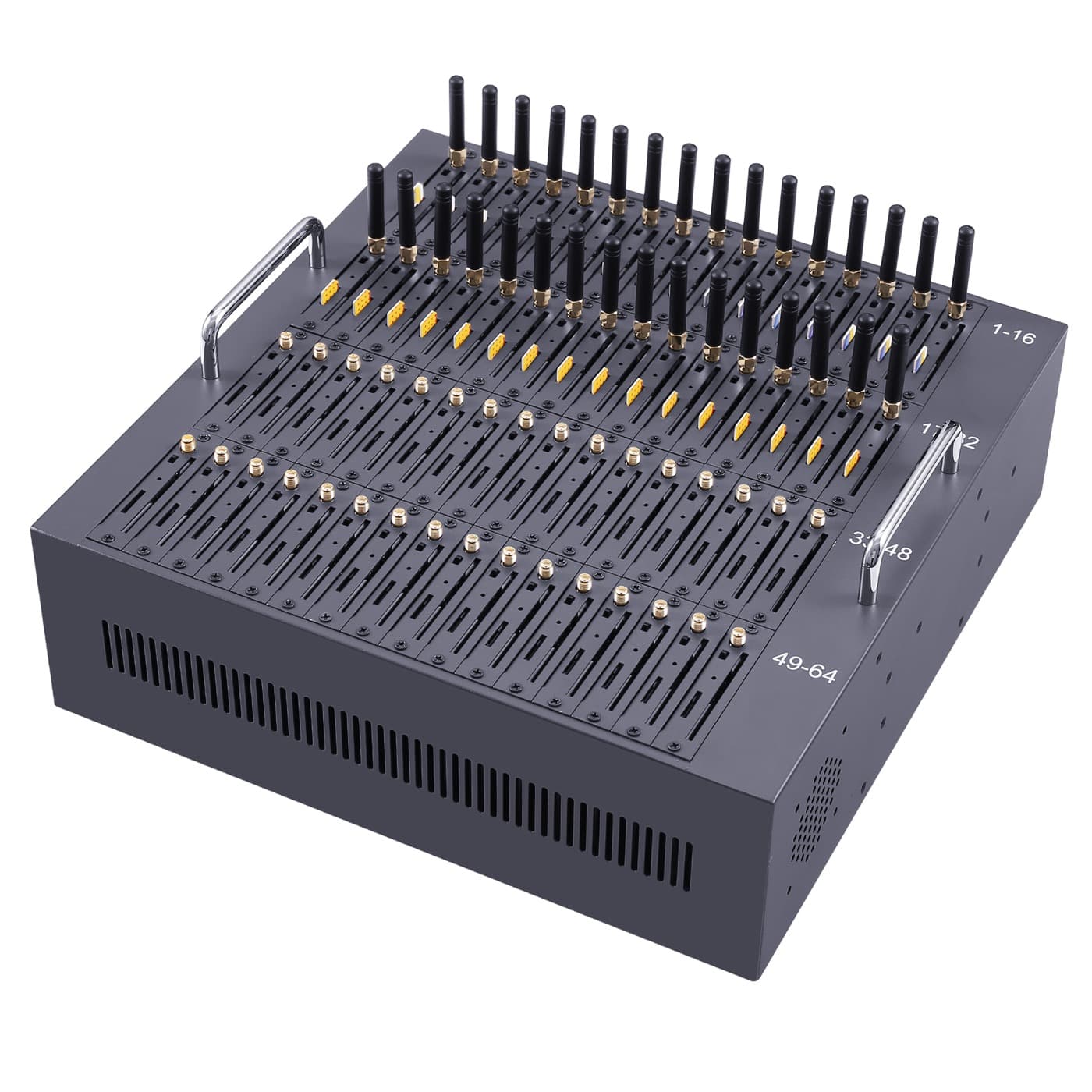 Чёрный Quectel SMS MODEM на 64 SIM-карты